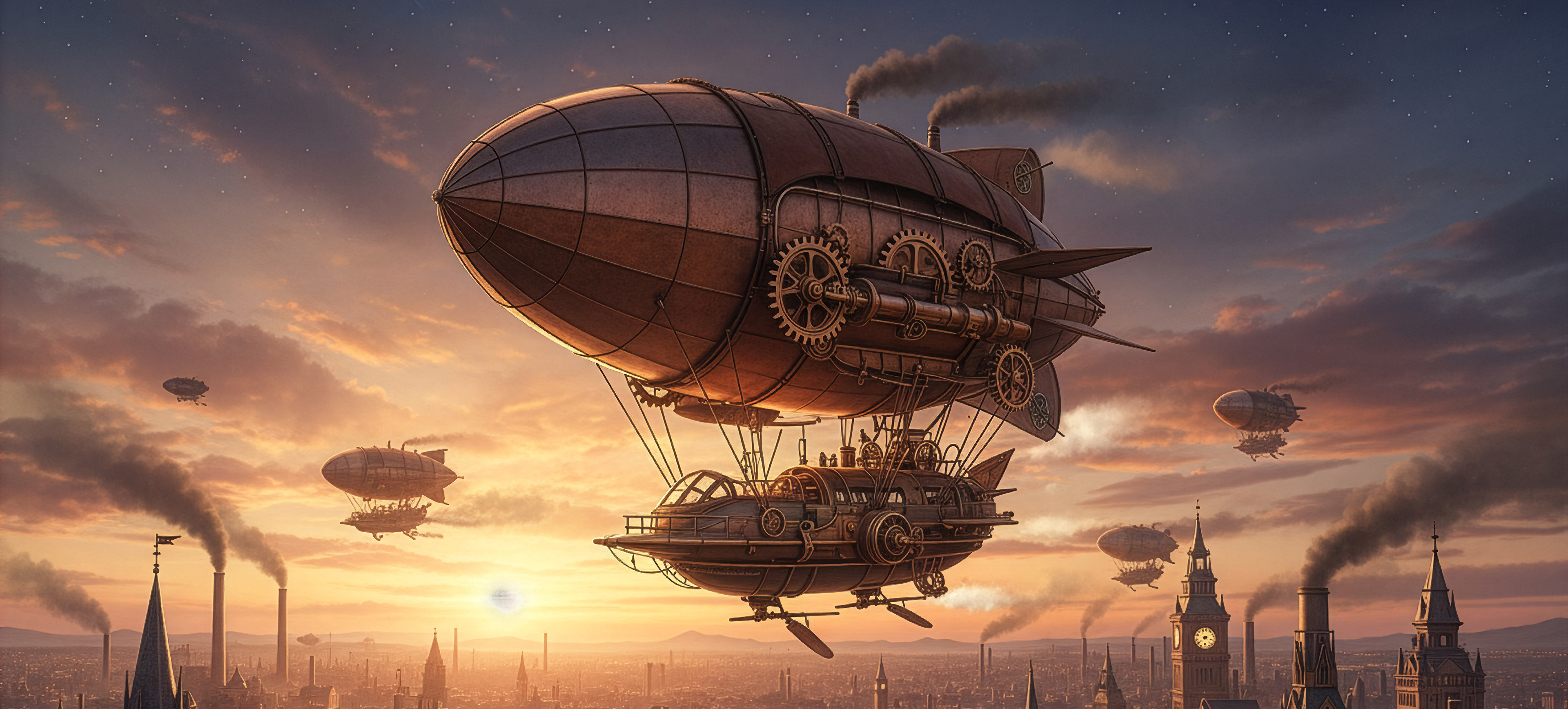 Steampunk - Clockwork dreams and vintage machinery