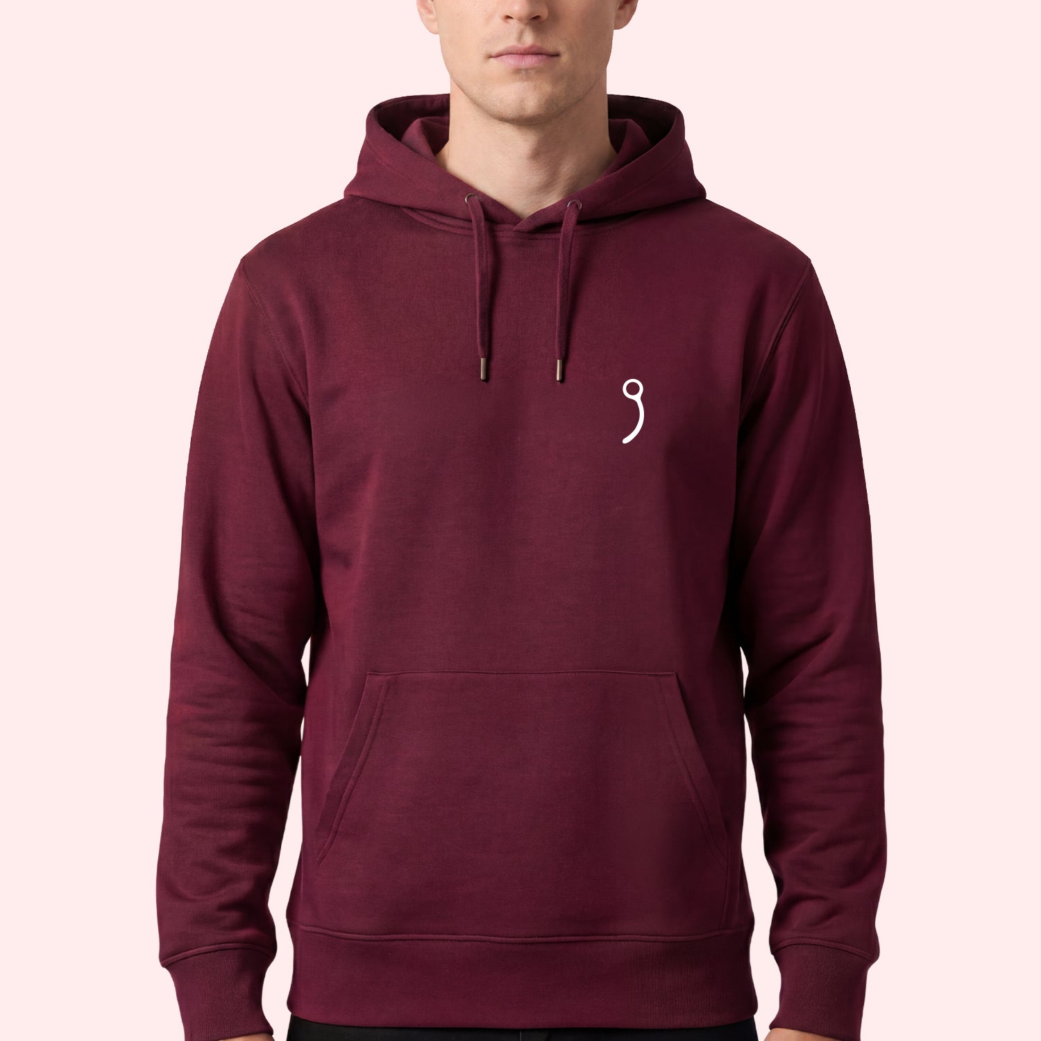 Minimal Closing Pin Hoodie