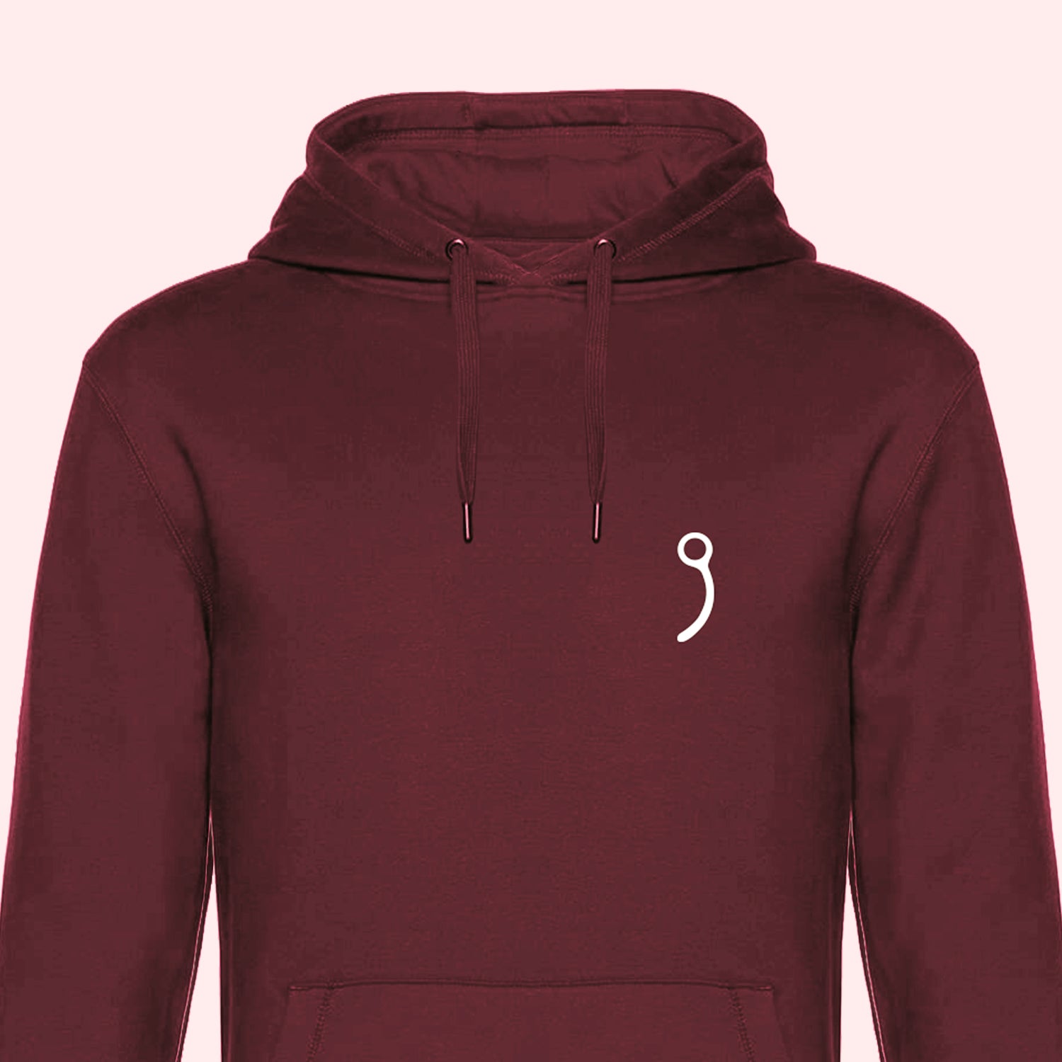 Minimal Closing Pin Hoodie