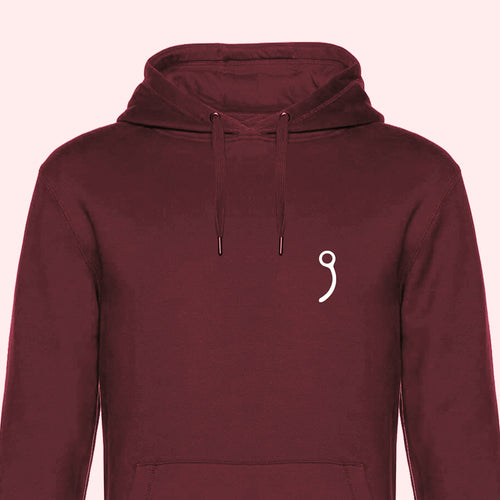 Minimal Closing Pin Hoodie