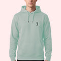 Minimal Closing Pin Hoodie