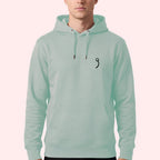 Minimal Closing Pin Hoodie