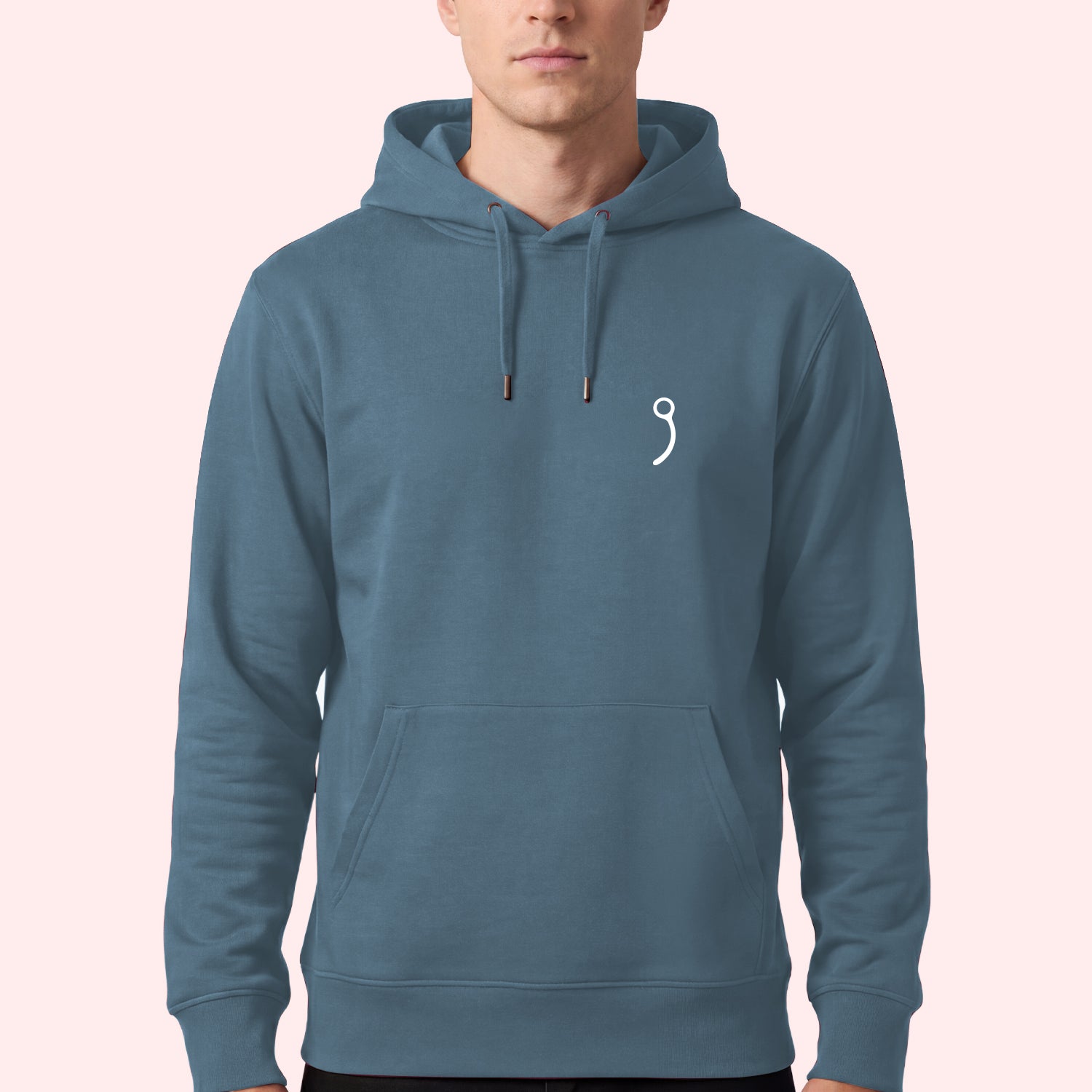 Minimal Closing Pin Hoodie