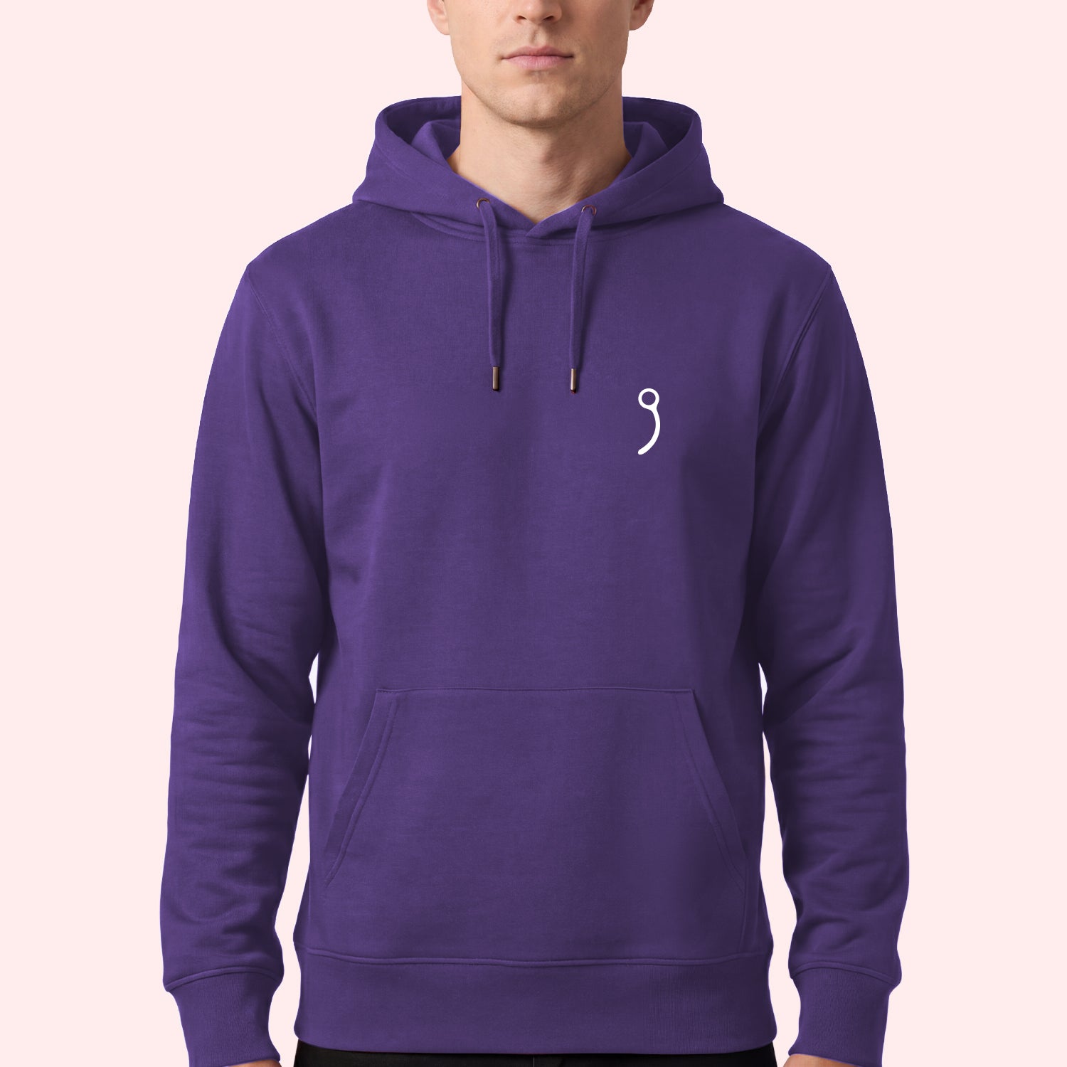 Minimal Closing Pin Hoodie