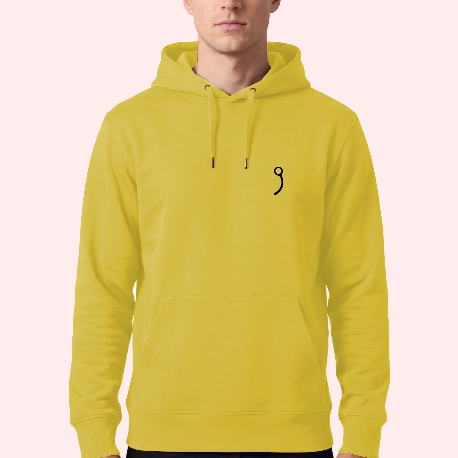 Minimal Closing Pin Hoodie