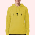 Parachute Gear Icons Hoodie for Skydivers