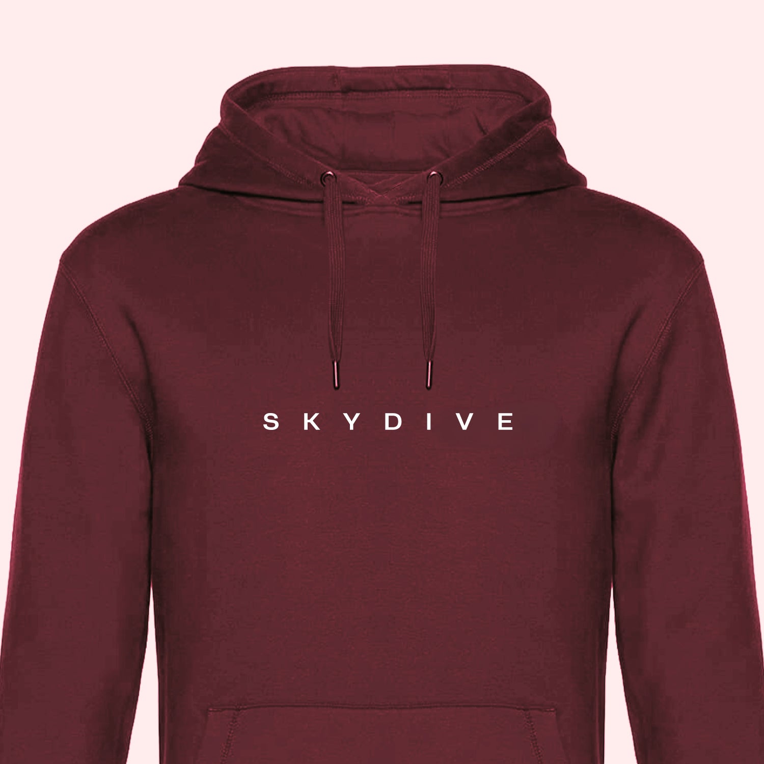Minimal Spaced Letter Skydive Hoodie