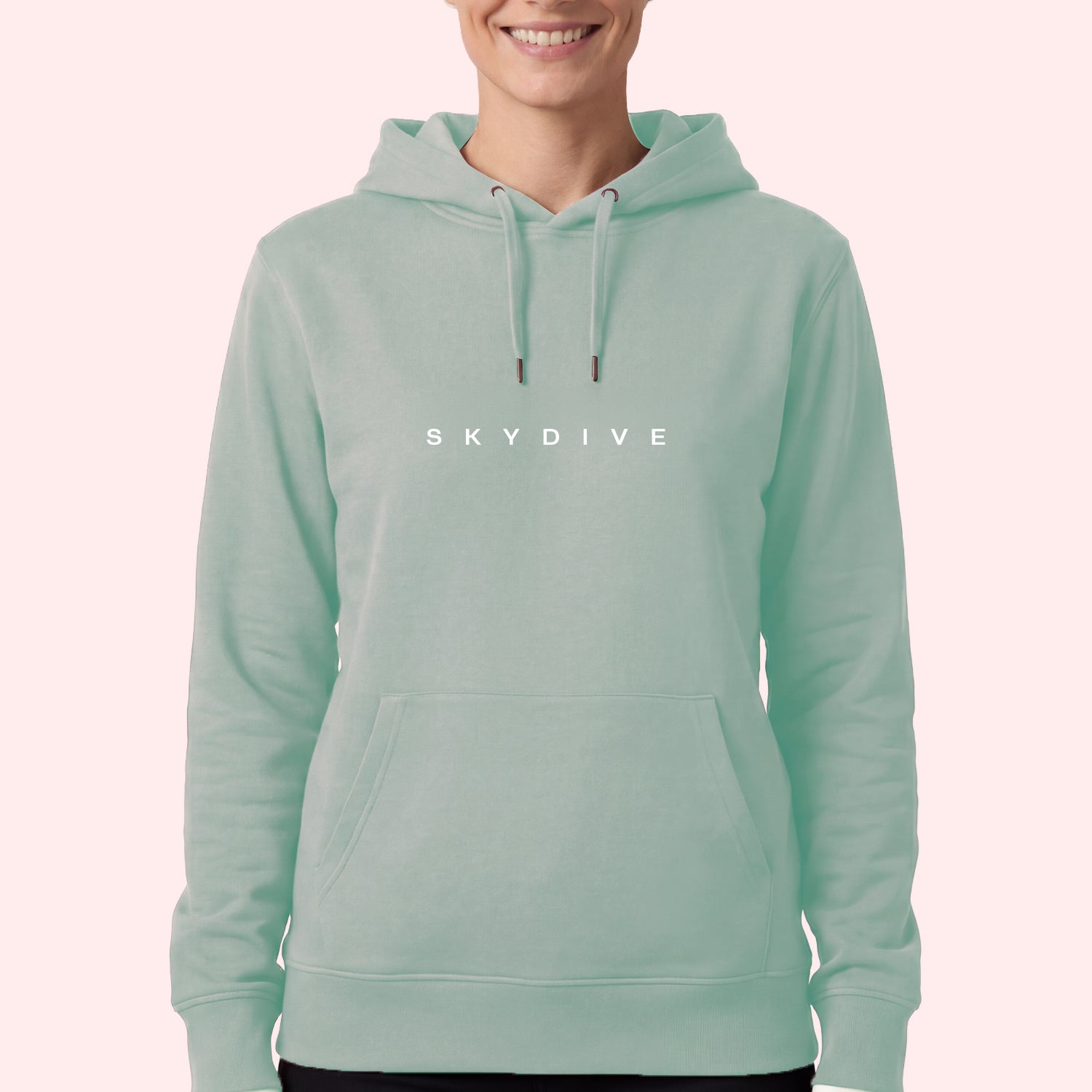 Minimal Spaced Letter Skydive Hoodie