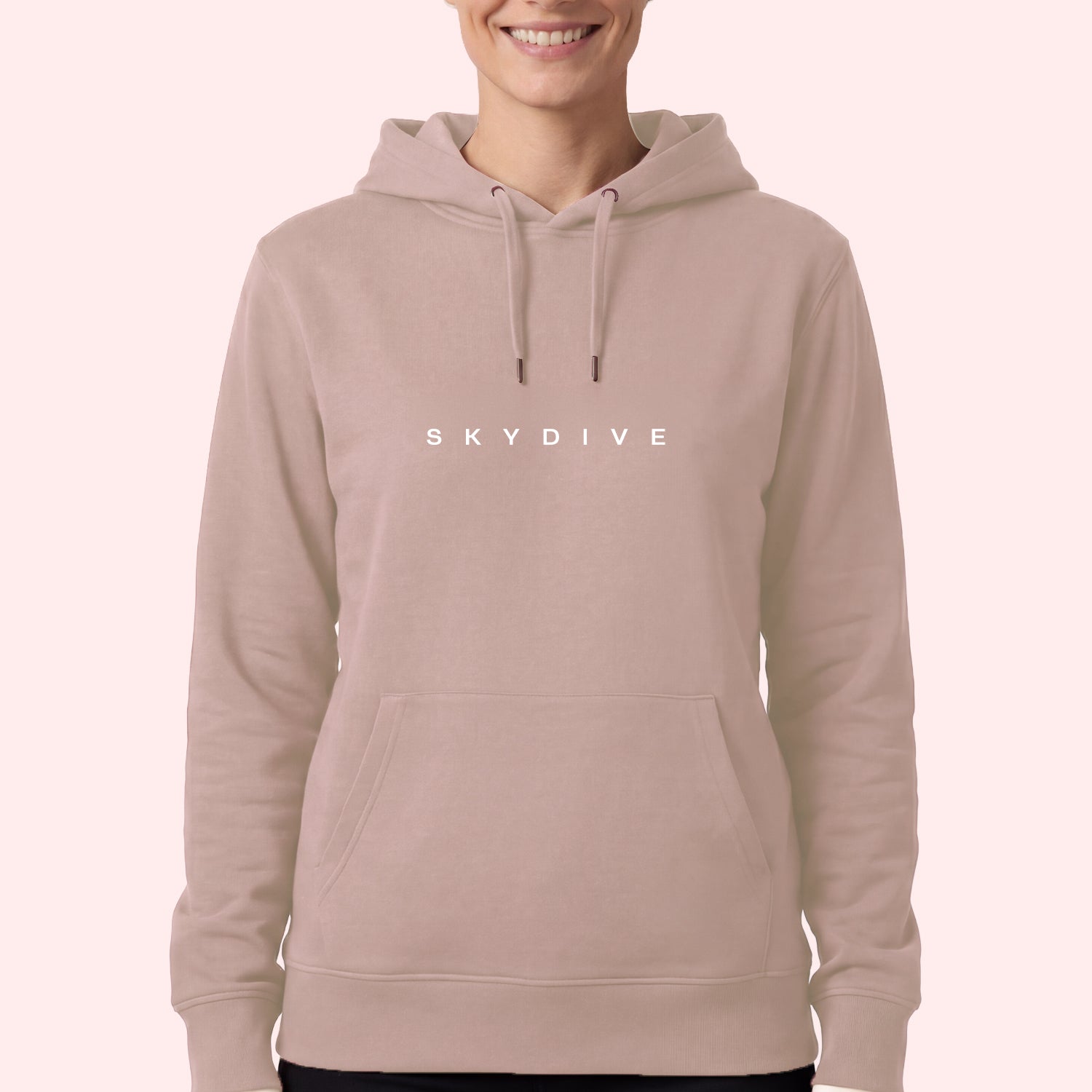 Minimal Spaced Letter Skydive Hoodie