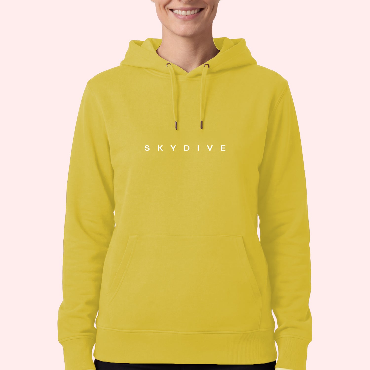 Minimal Spaced Letter Skydive Hoodie