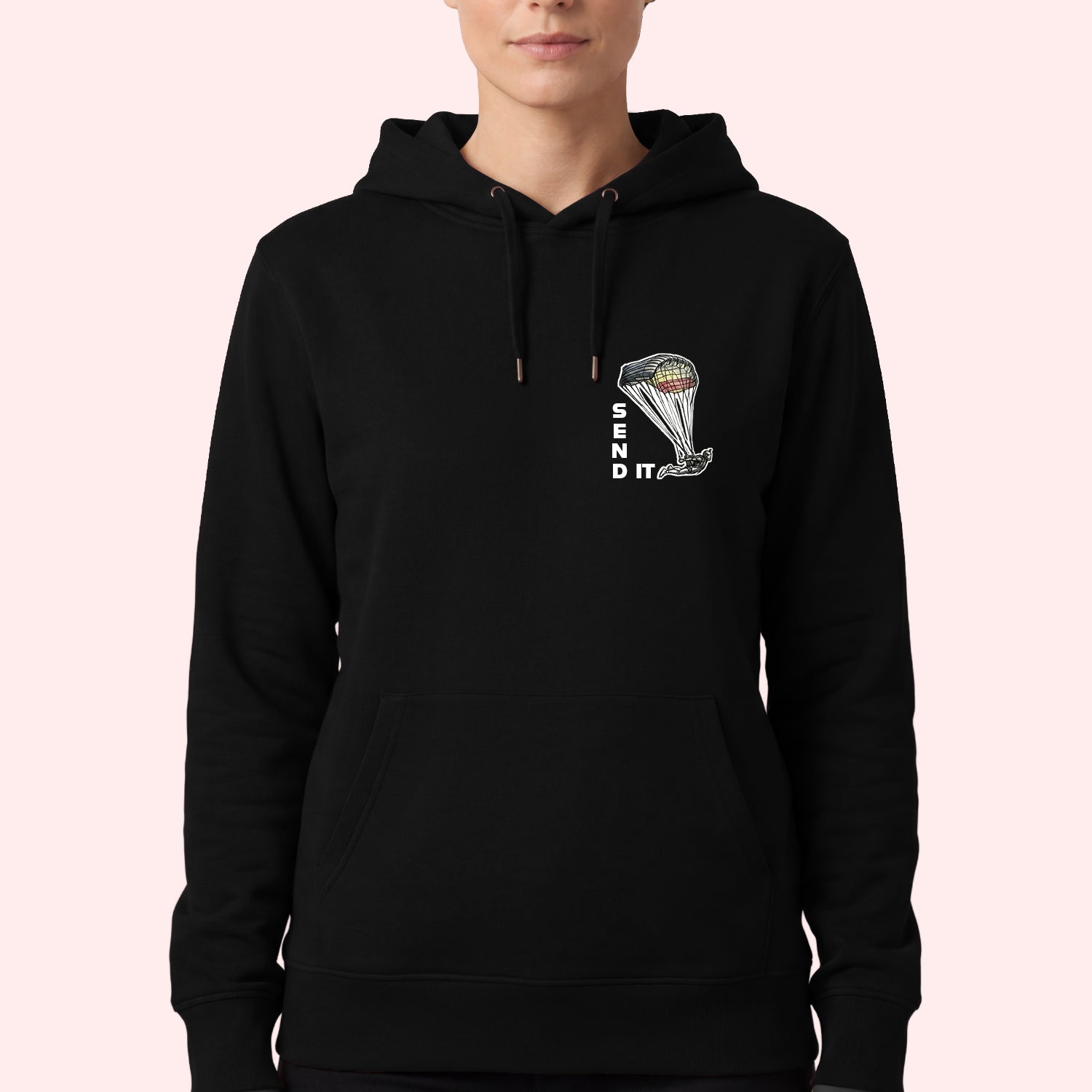 Small Send It Parachute Hoodie for Swoopers