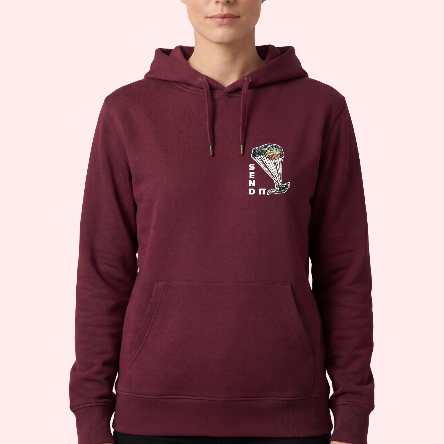 Small Send It Parachute Hoodie for Swoopers