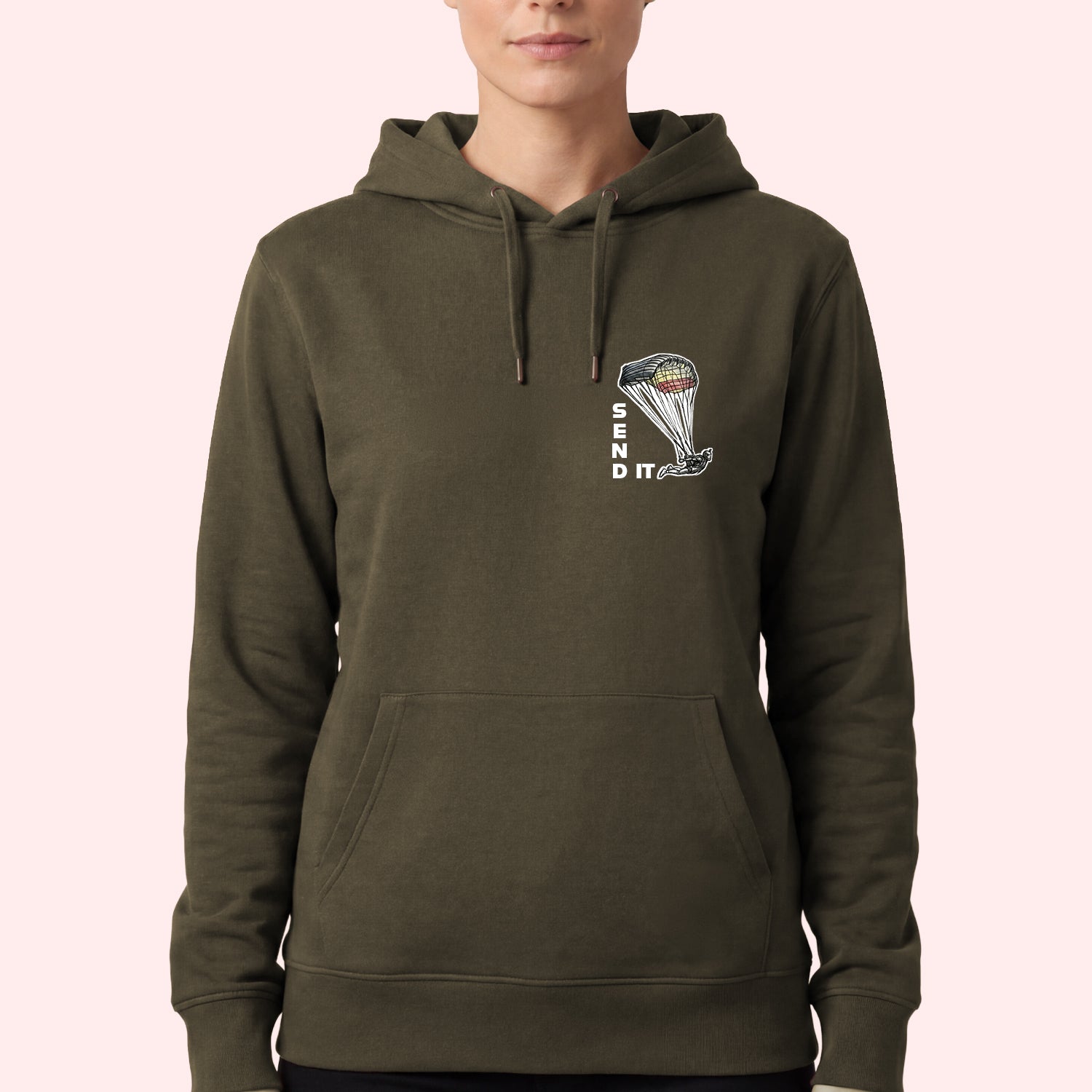Small Send It Parachute Hoodie for Swoopers