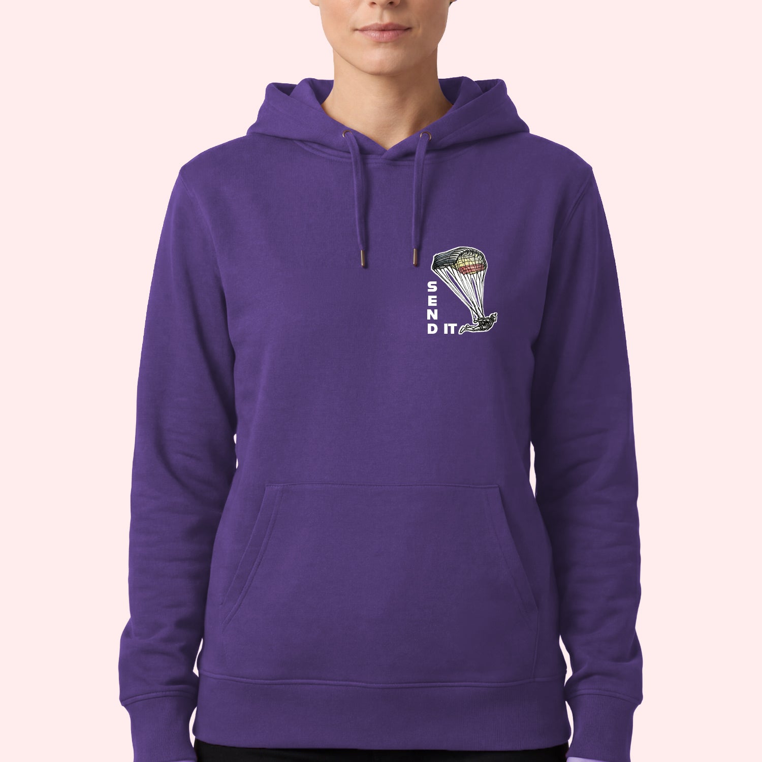 Small Send It Parachute Hoodie for Swoopers