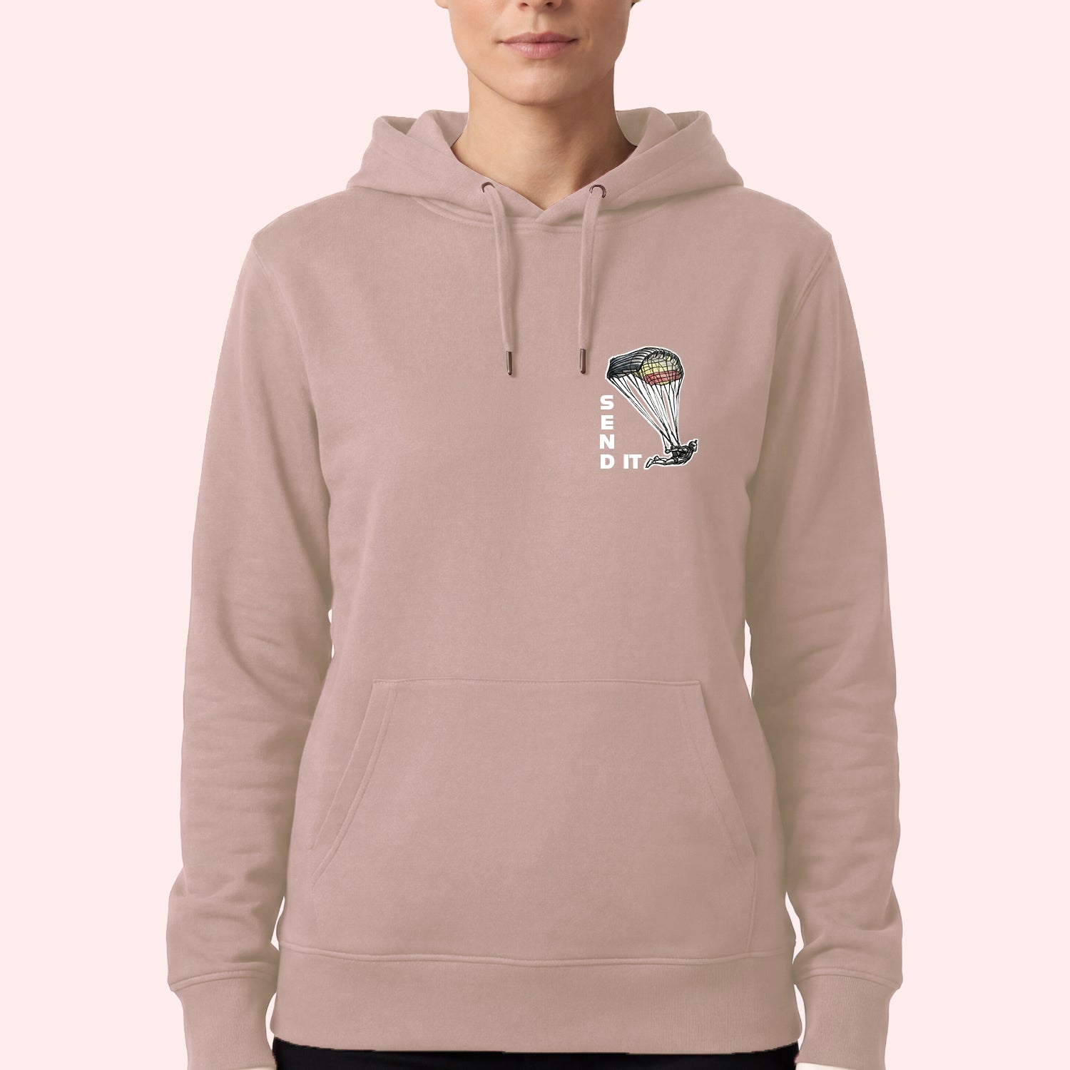 Small Send It Parachute Hoodie for Swoopers