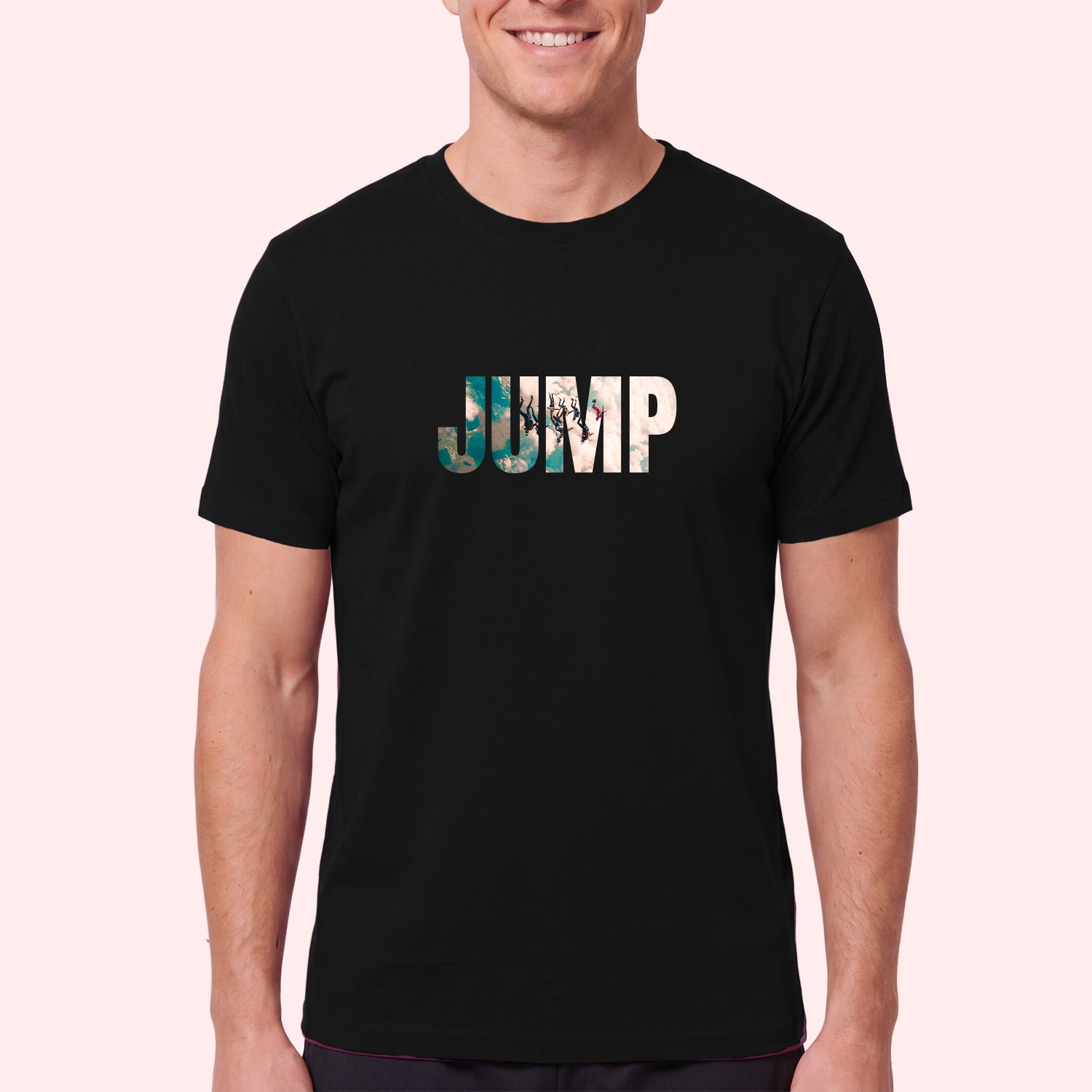 Skydiving JUMP T-Shirt with Photo Fill