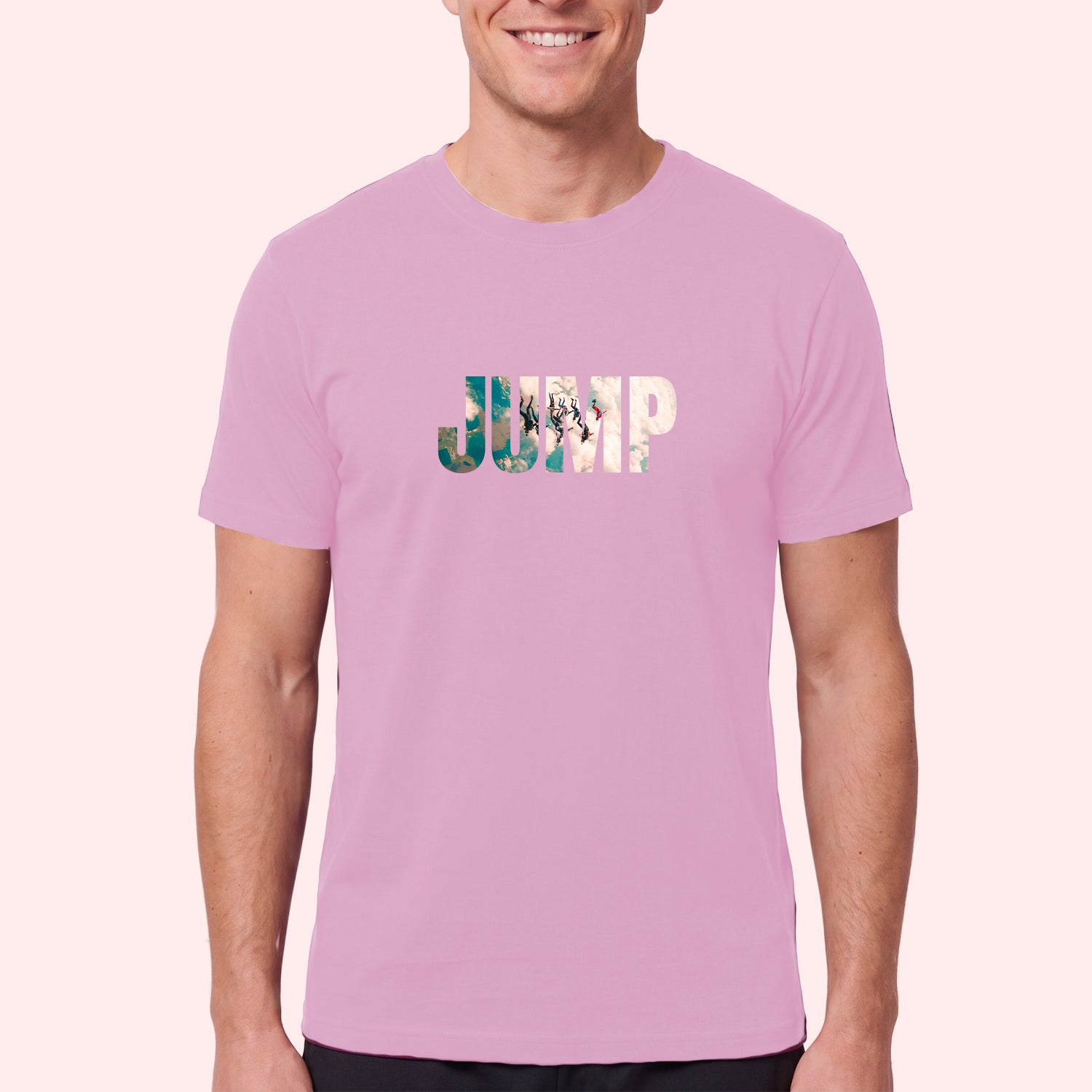 Skydiving JUMP T-Shirt with Photo Fill