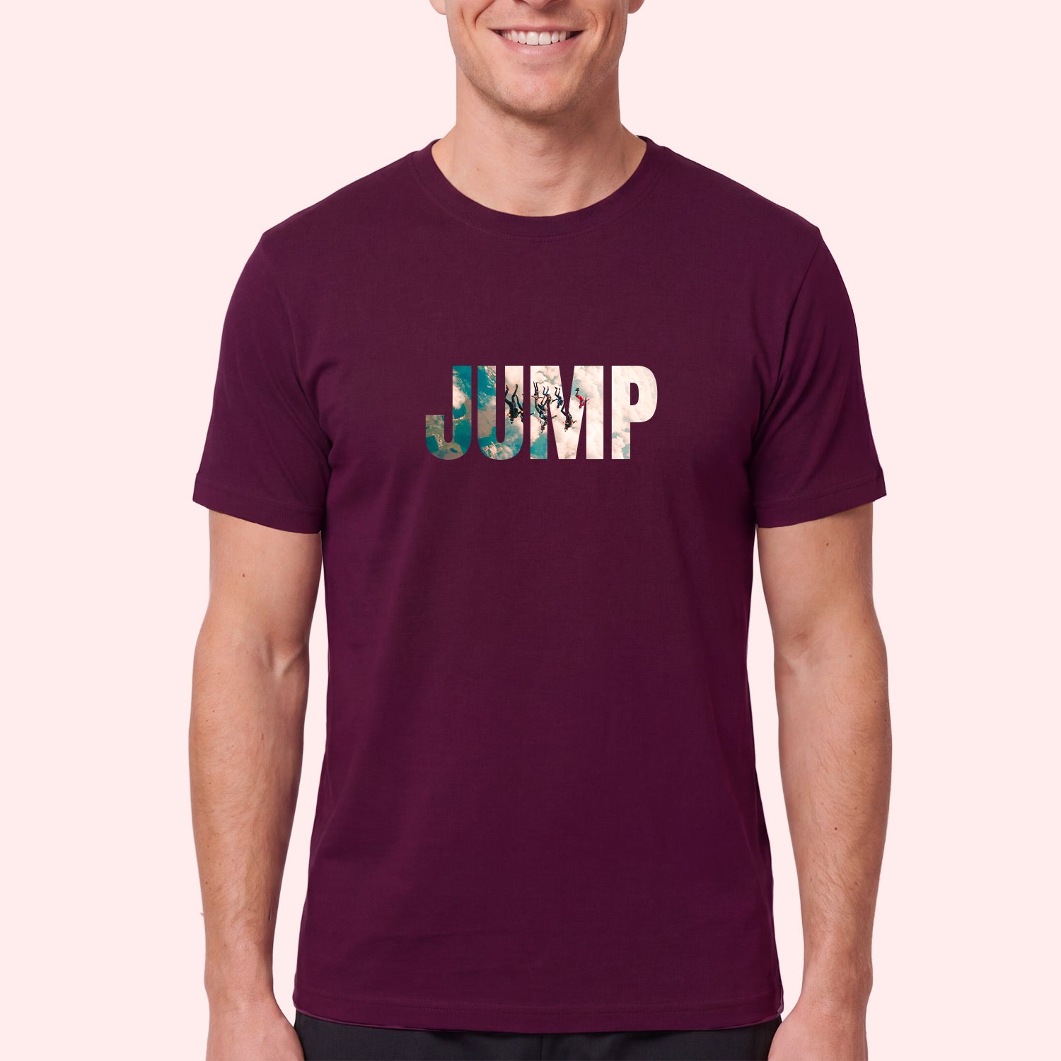Skydiving JUMP T-Shirt with Photo Fill