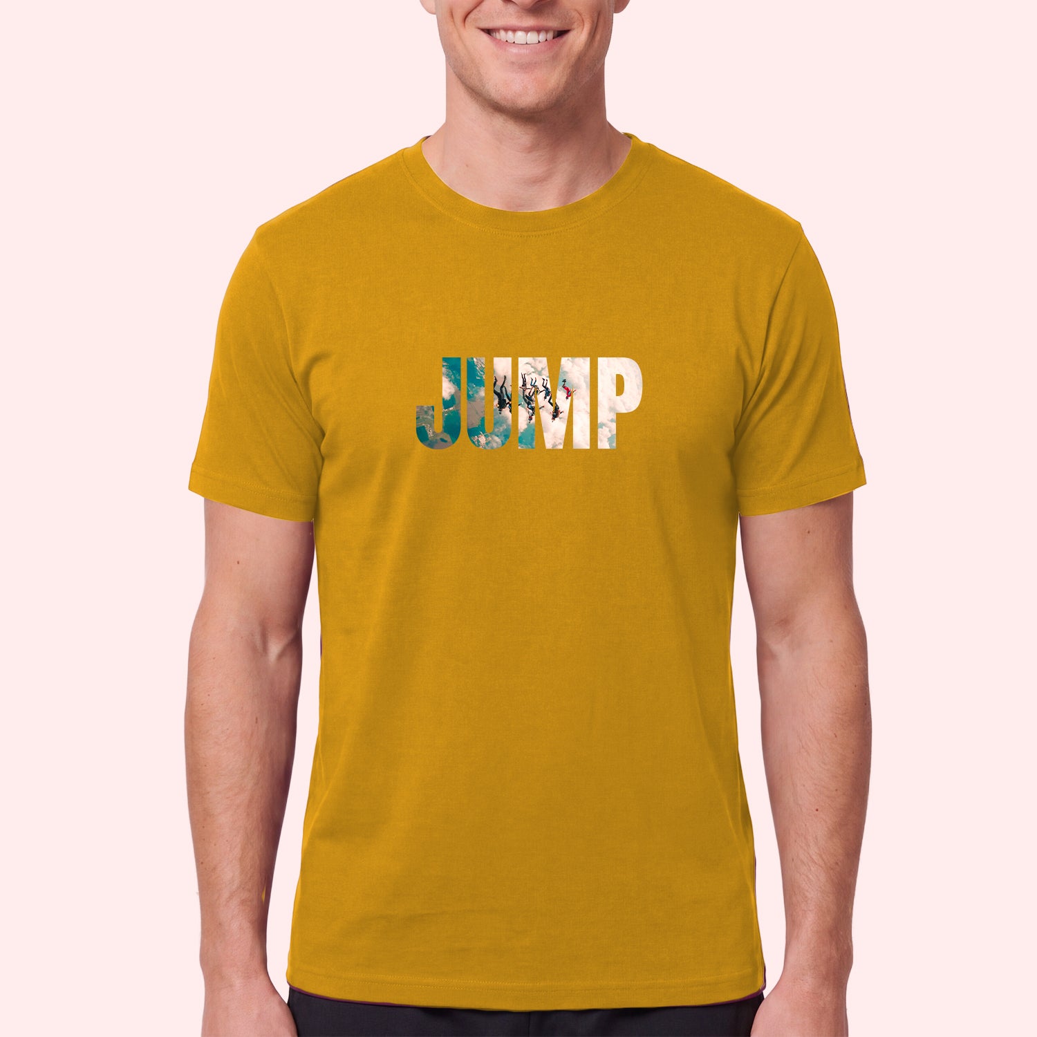 Skydiving JUMP T-Shirt with Photo Fill