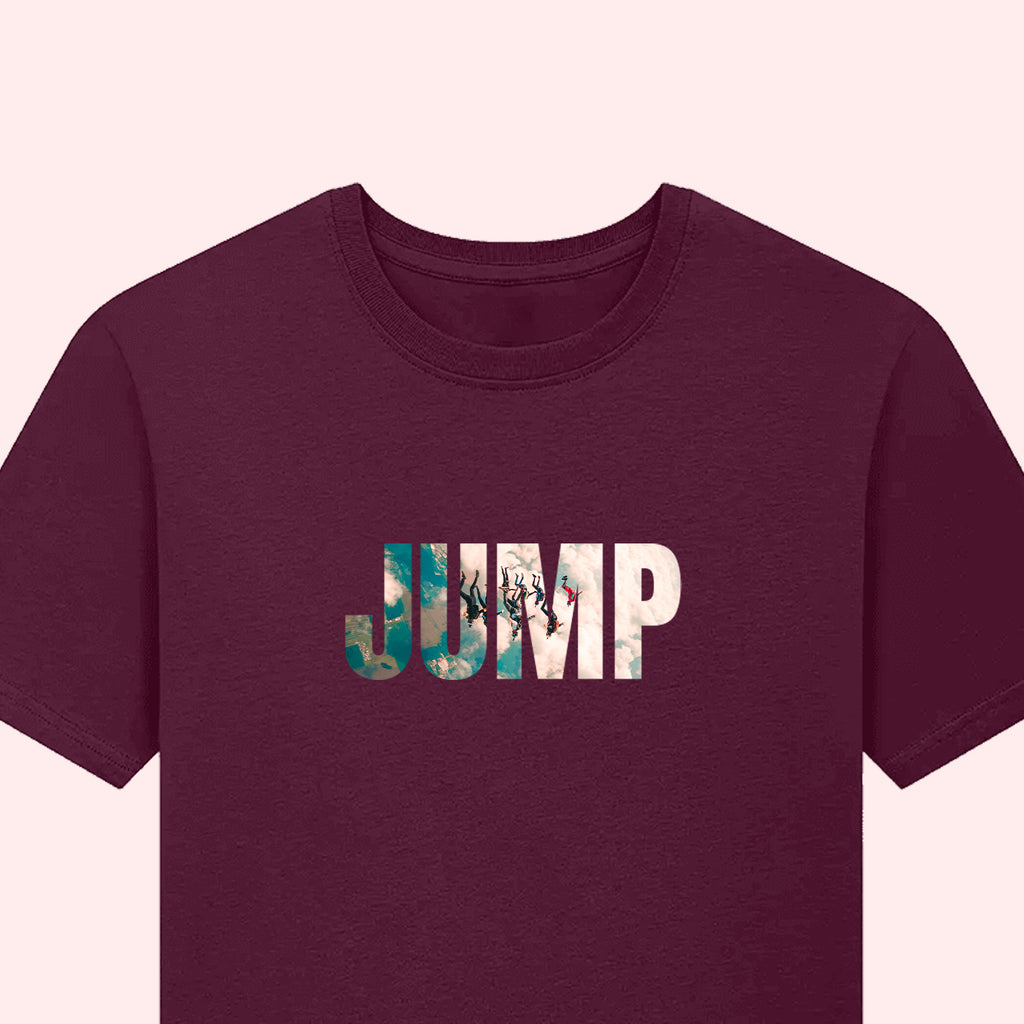 Skydiving JUMP T-Shirt with Photo Fill
