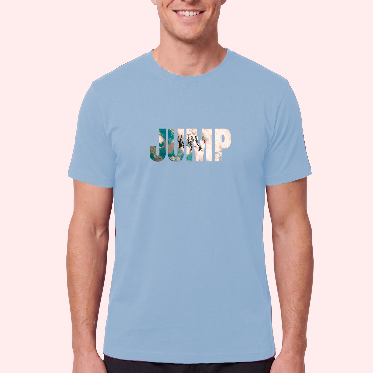 Skydiving JUMP T-Shirt with Photo Fill