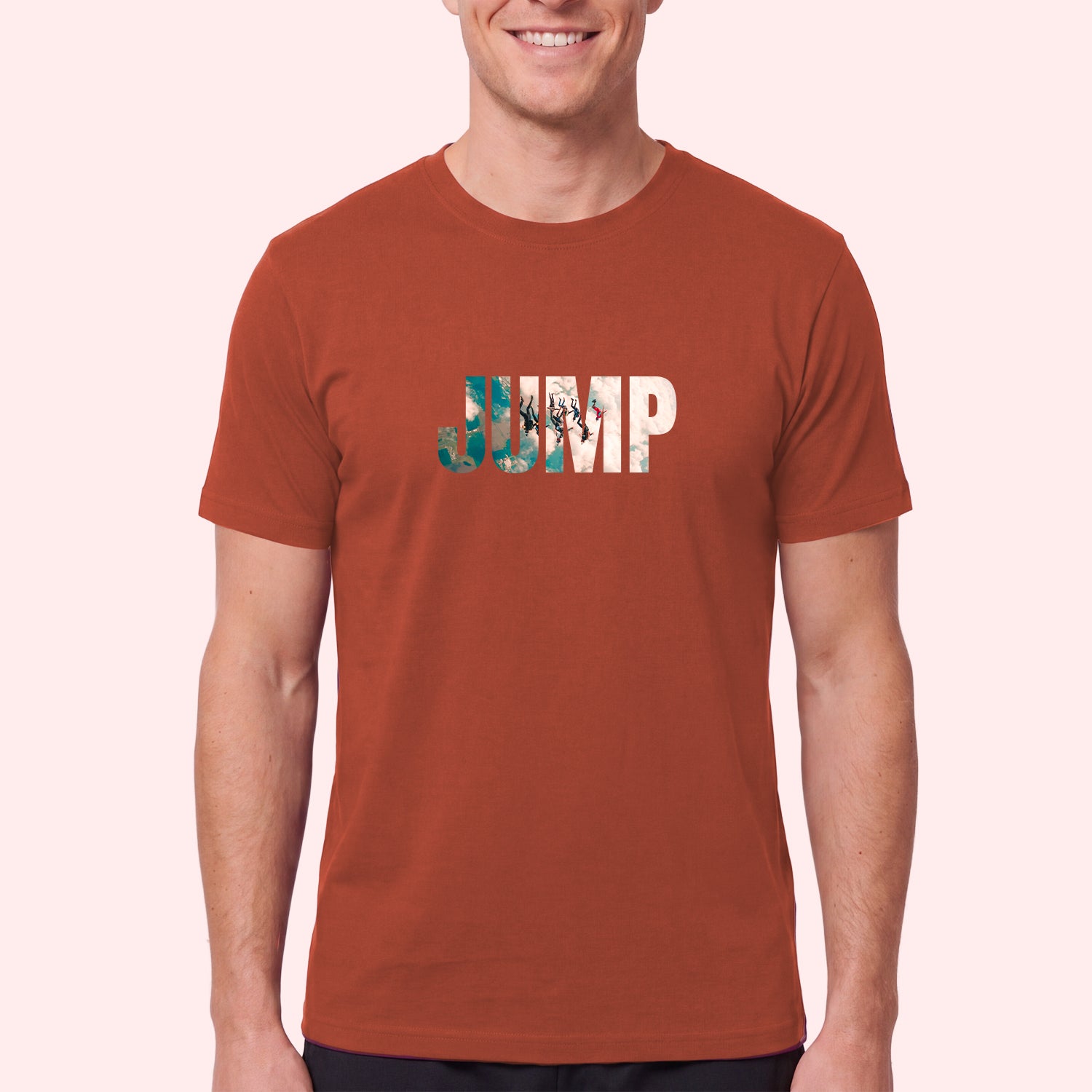 Skydiving JUMP T-Shirt with Photo Fill