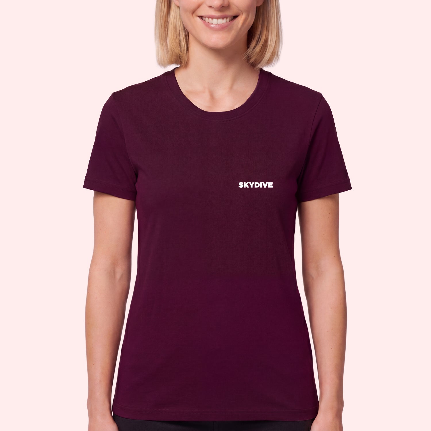 Simple Skydiving Pocket Print T-Shirt for Skydivers