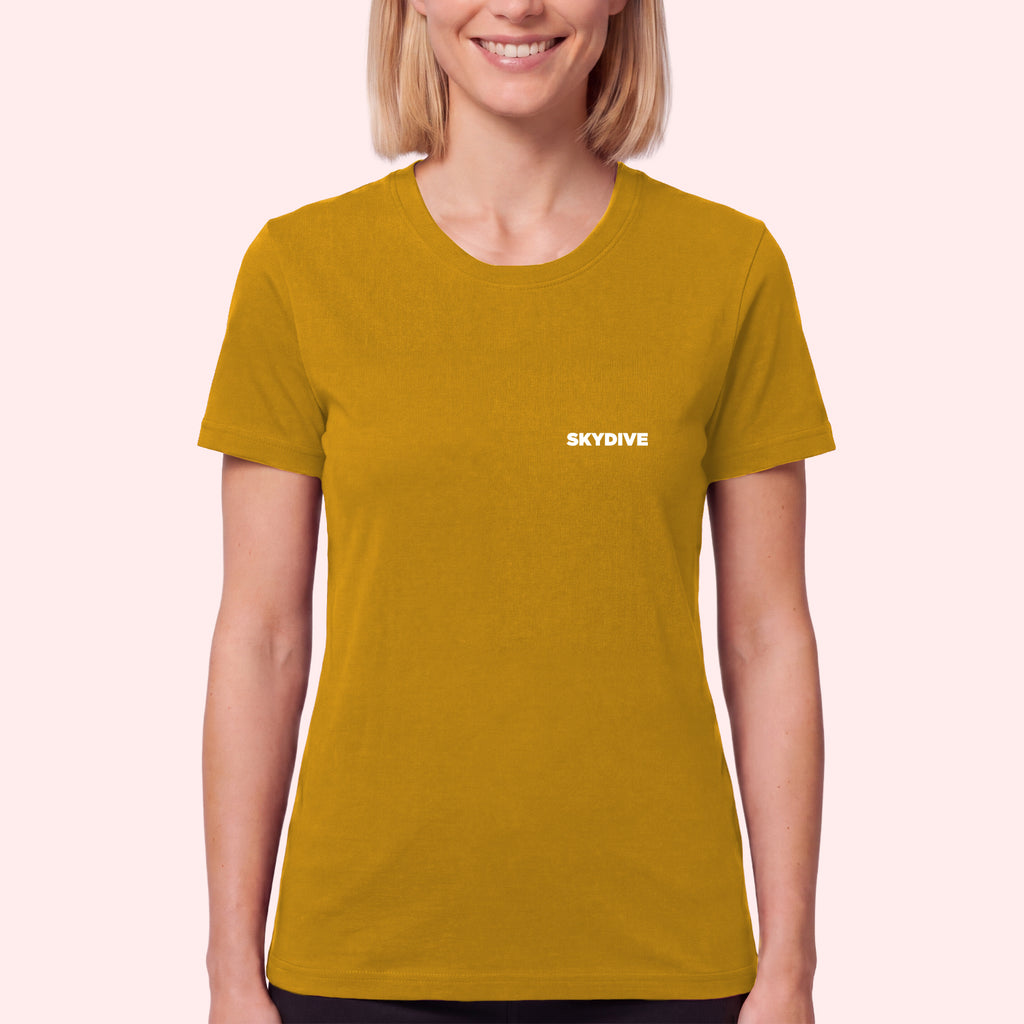 Simple Skydiving Pocket Print T-Shirt for Skydivers