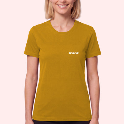 Simple Skydiving Pocket Print T-Shirt for Skydivers