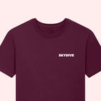 Simple Skydiving Pocket Print T-Shirt for Skydivers