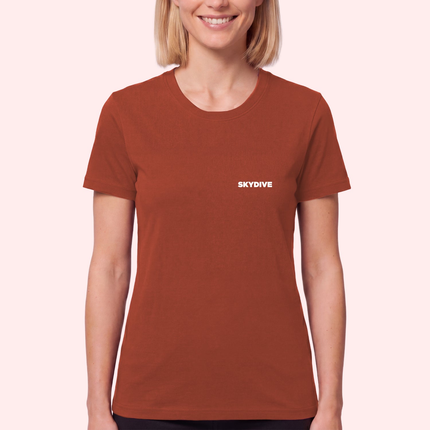 Simple Skydiving Pocket Print T-Shirt for Skydivers