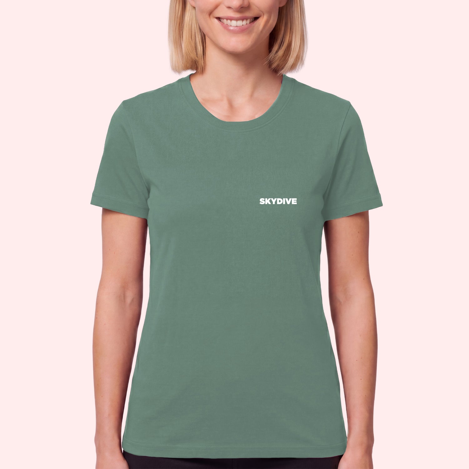 Simple Skydiving Pocket Print T-Shirt for Skydivers