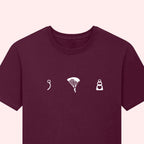 Skydive Icons T-Shirt – Pin, Canopy & 3-Ring Design