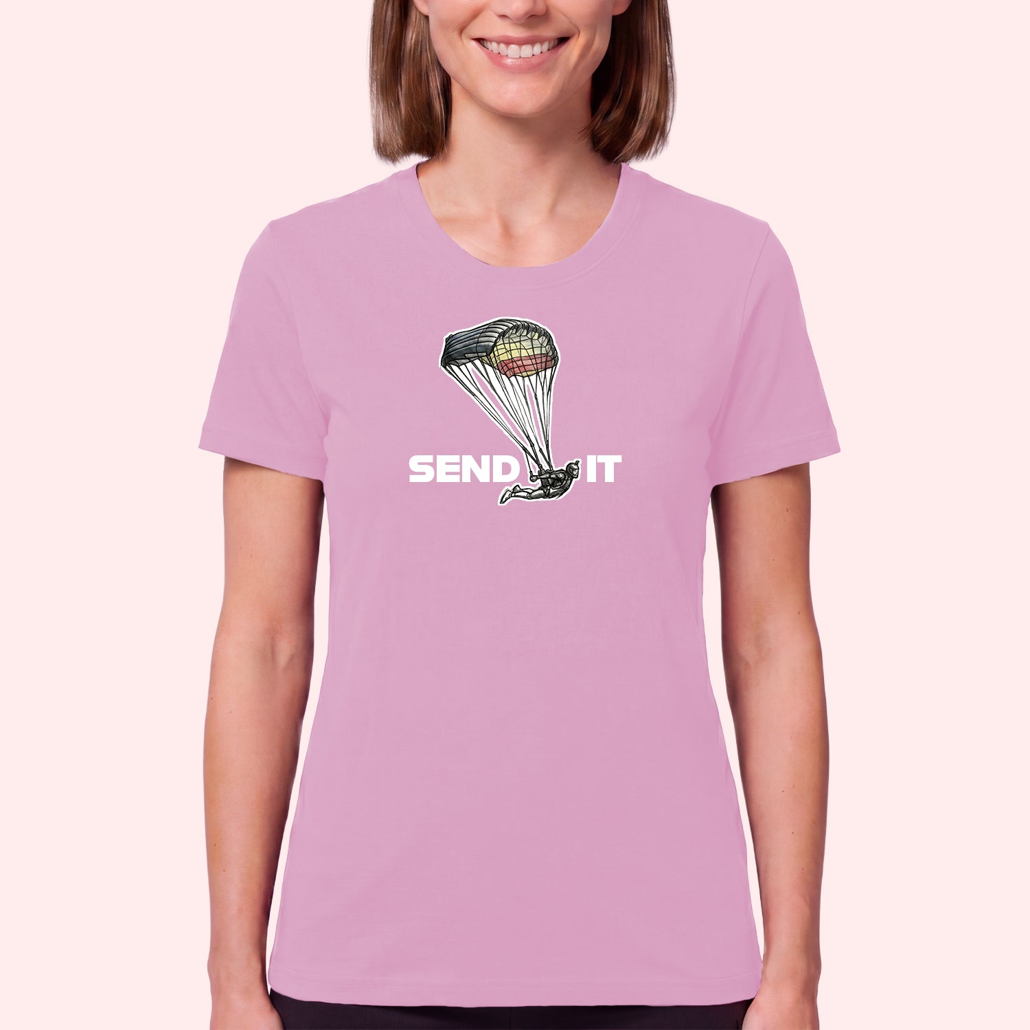 Skydiving Send It T-Shirt for Swoopers