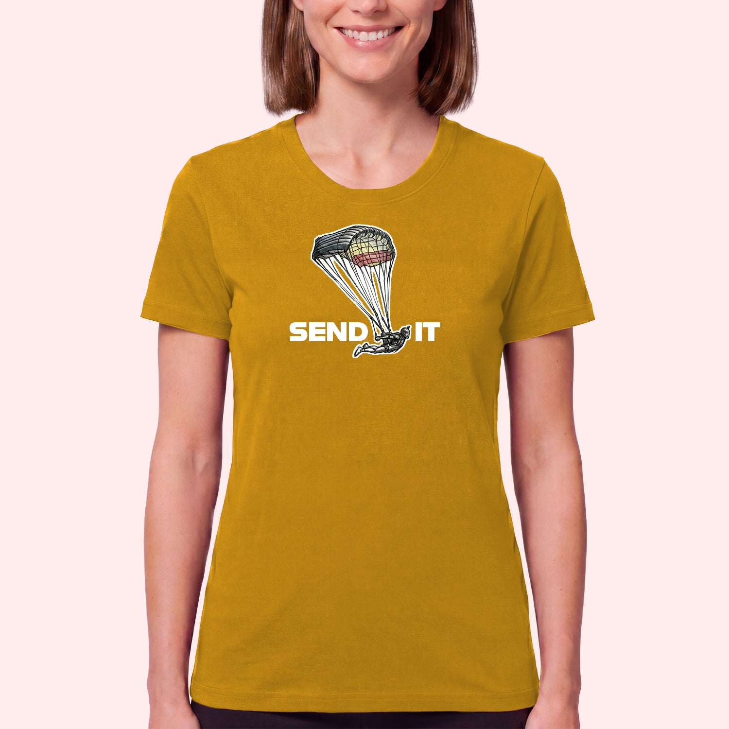 Skydiving Send It T-Shirt for Swoopers