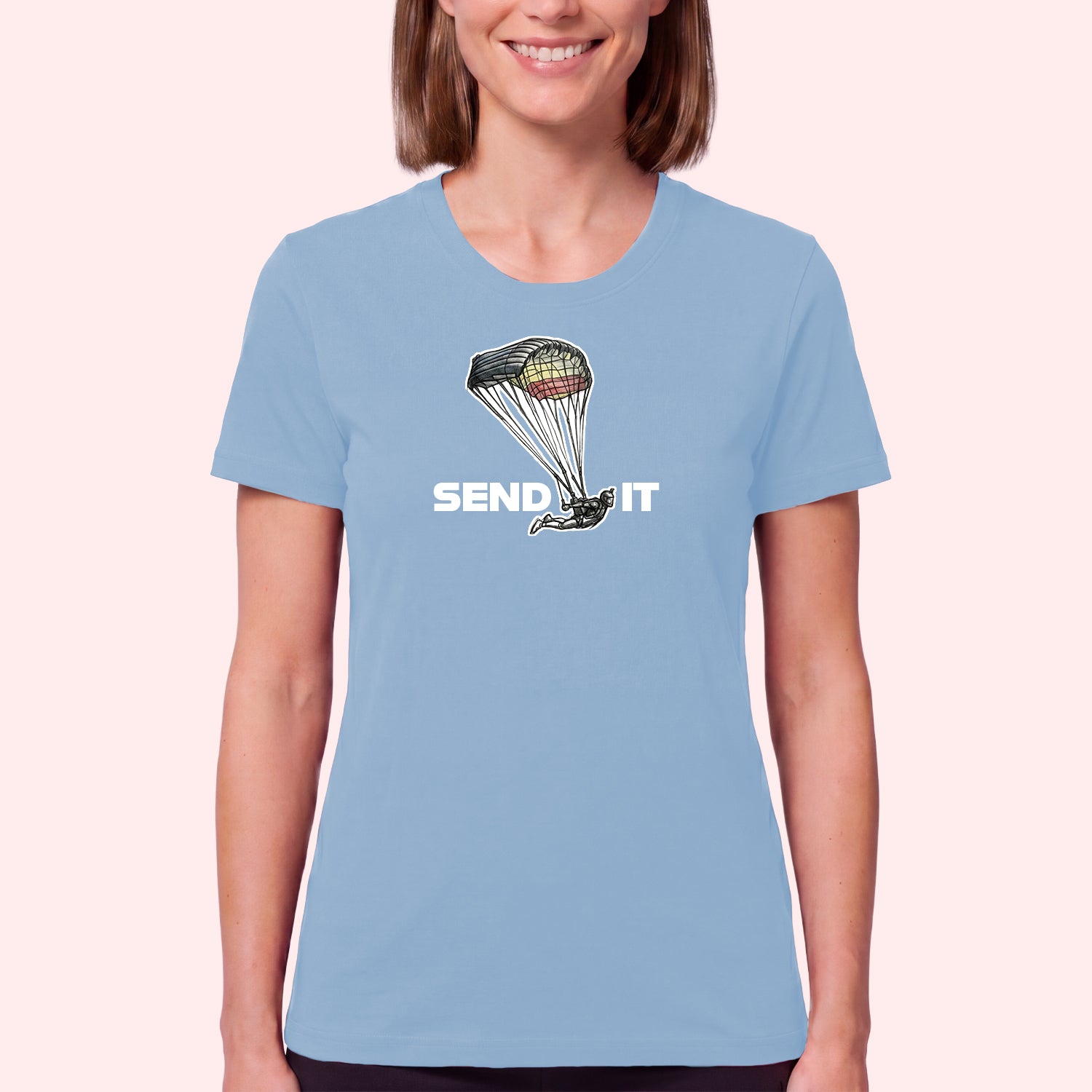 Skydiving Send It T-Shirt for Swoopers