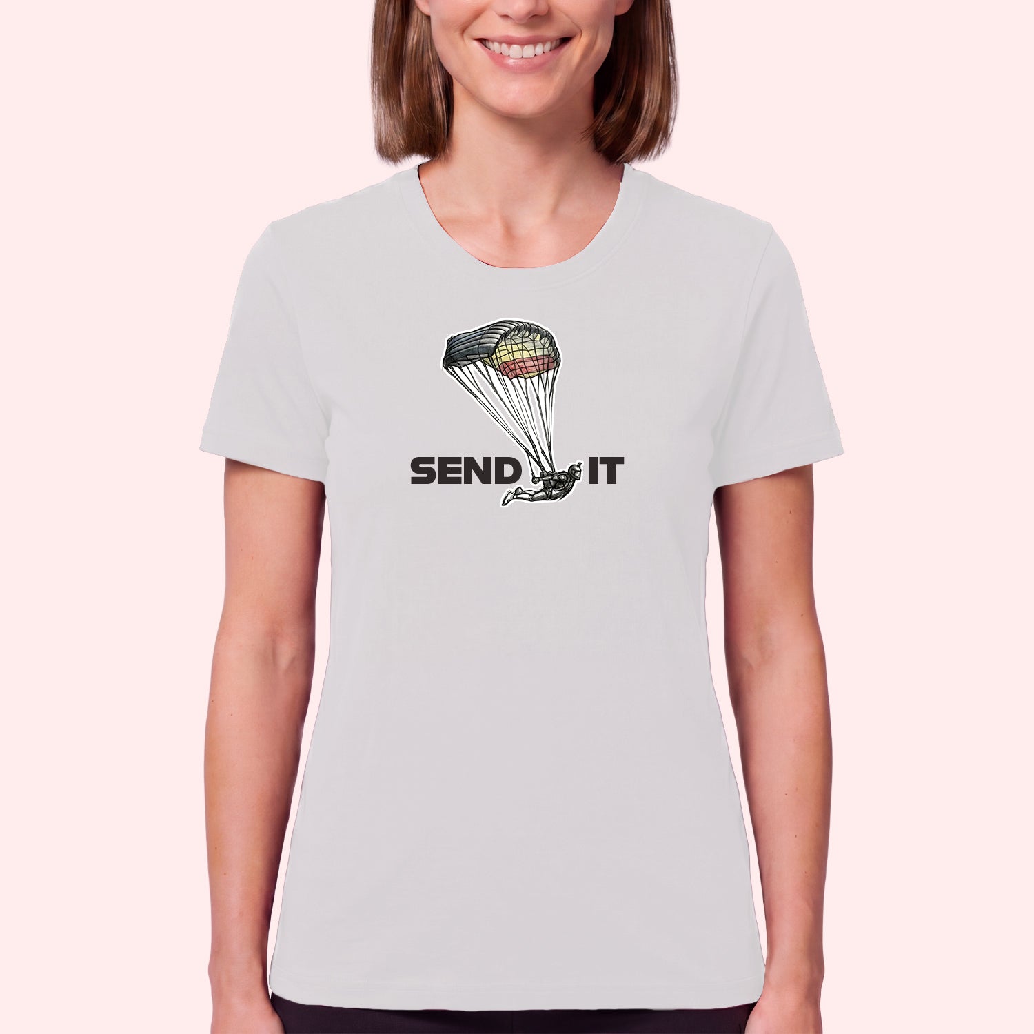 Skydiving Send It T-Shirt for Swoopers