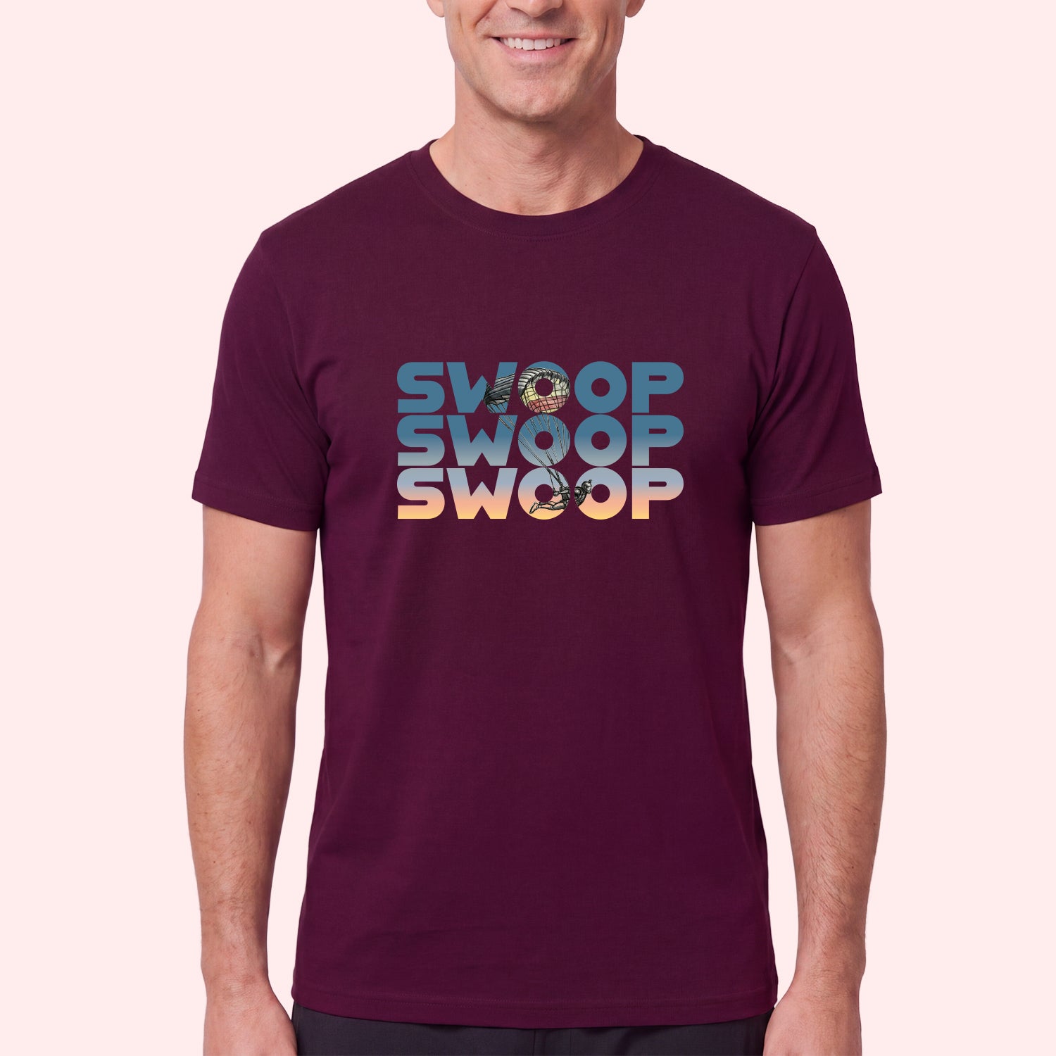 Retro Swoop T-Shirt for Skydivers