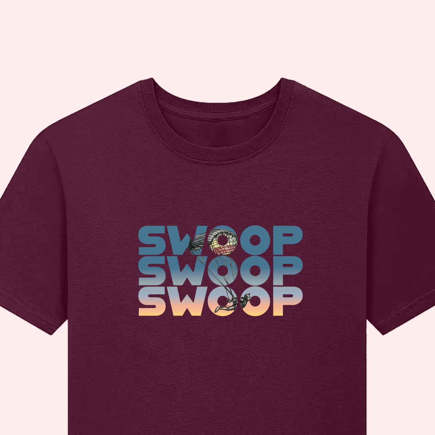 Retro Swoop T-Shirt for Skydivers