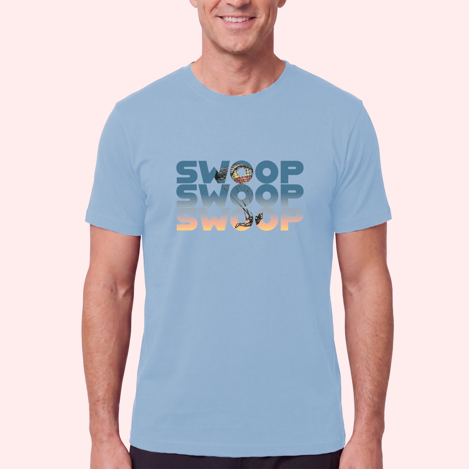 Retro Swoop T-Shirt for Skydivers