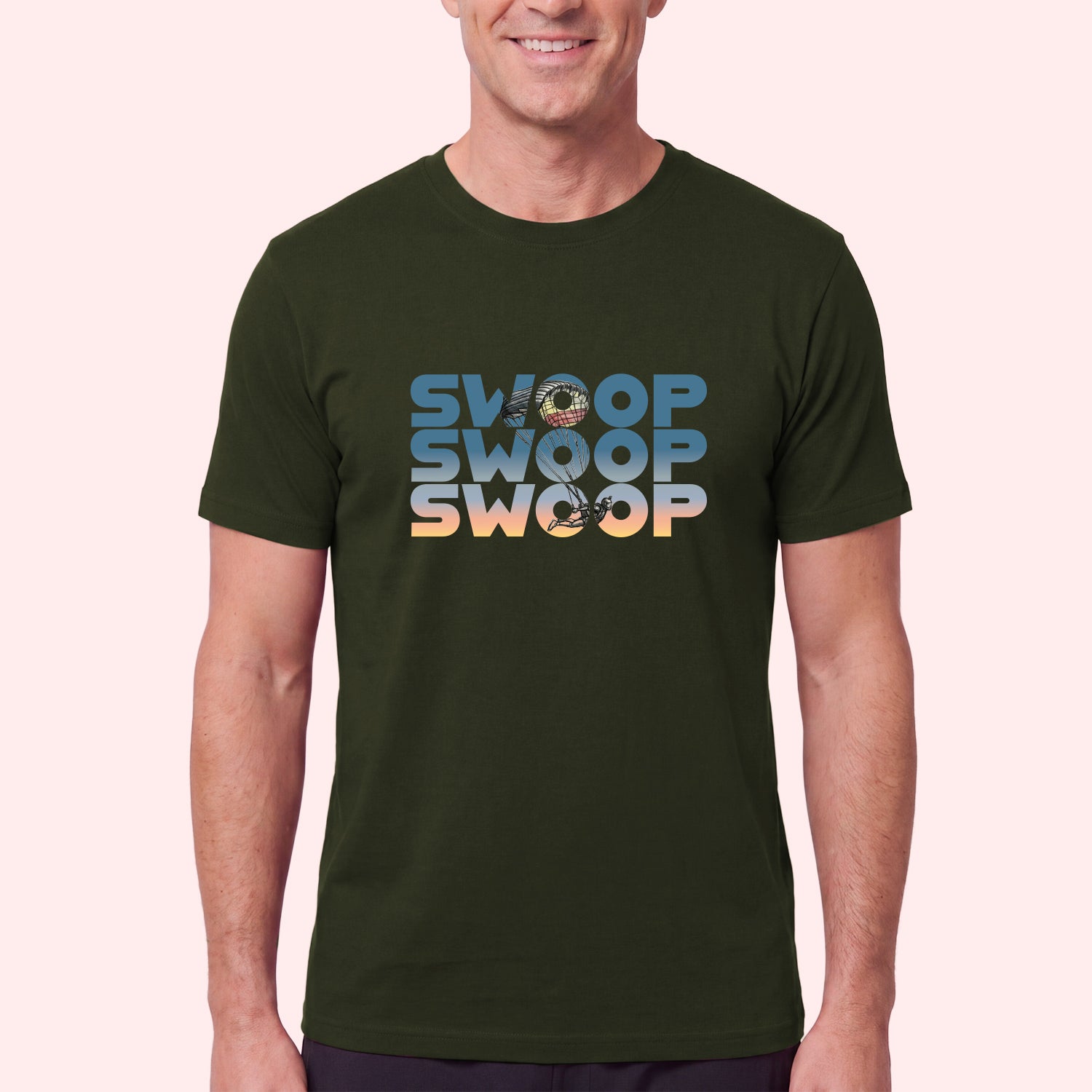 Retro Swoop T-Shirt for Skydivers