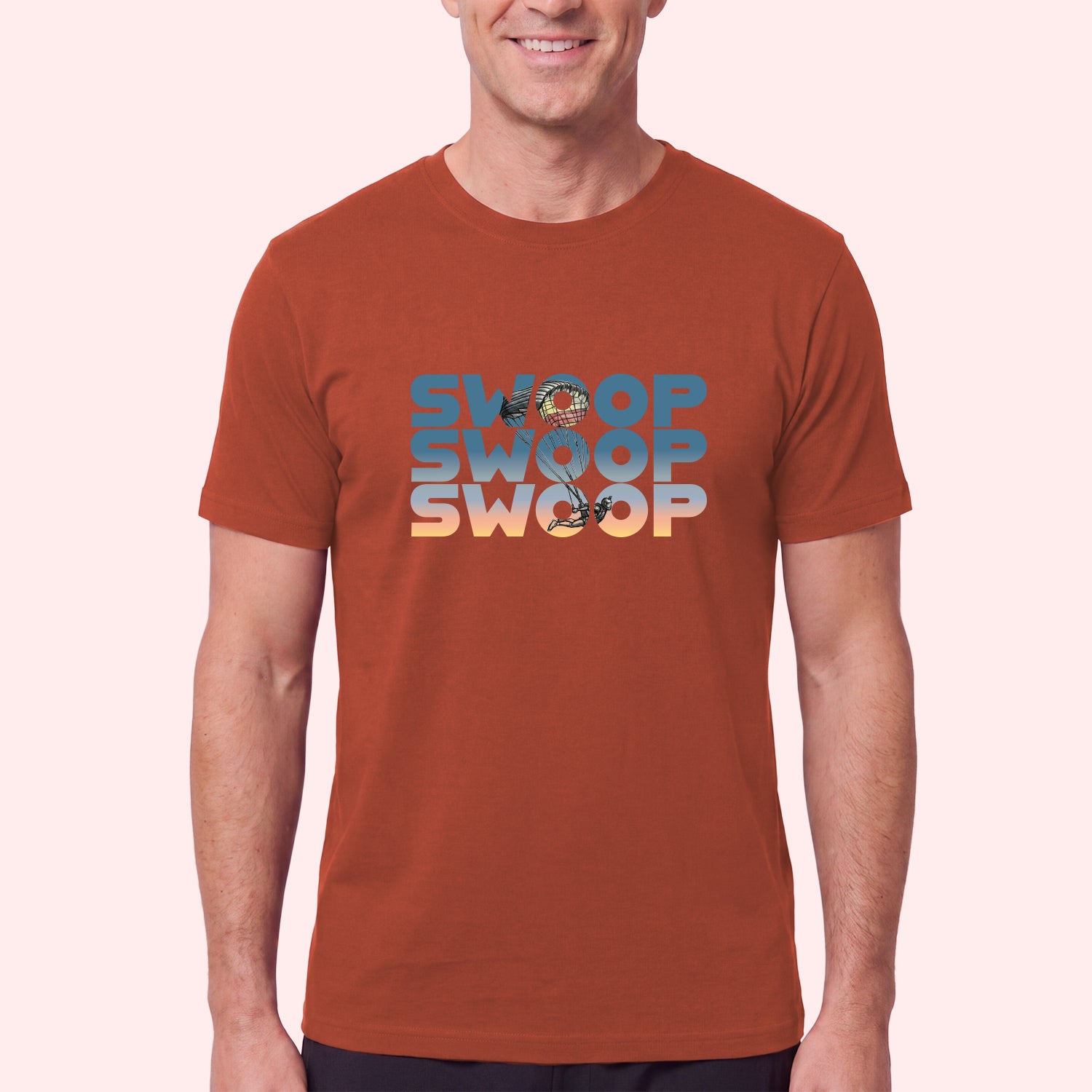 Retro Swoop T-Shirt for Skydivers