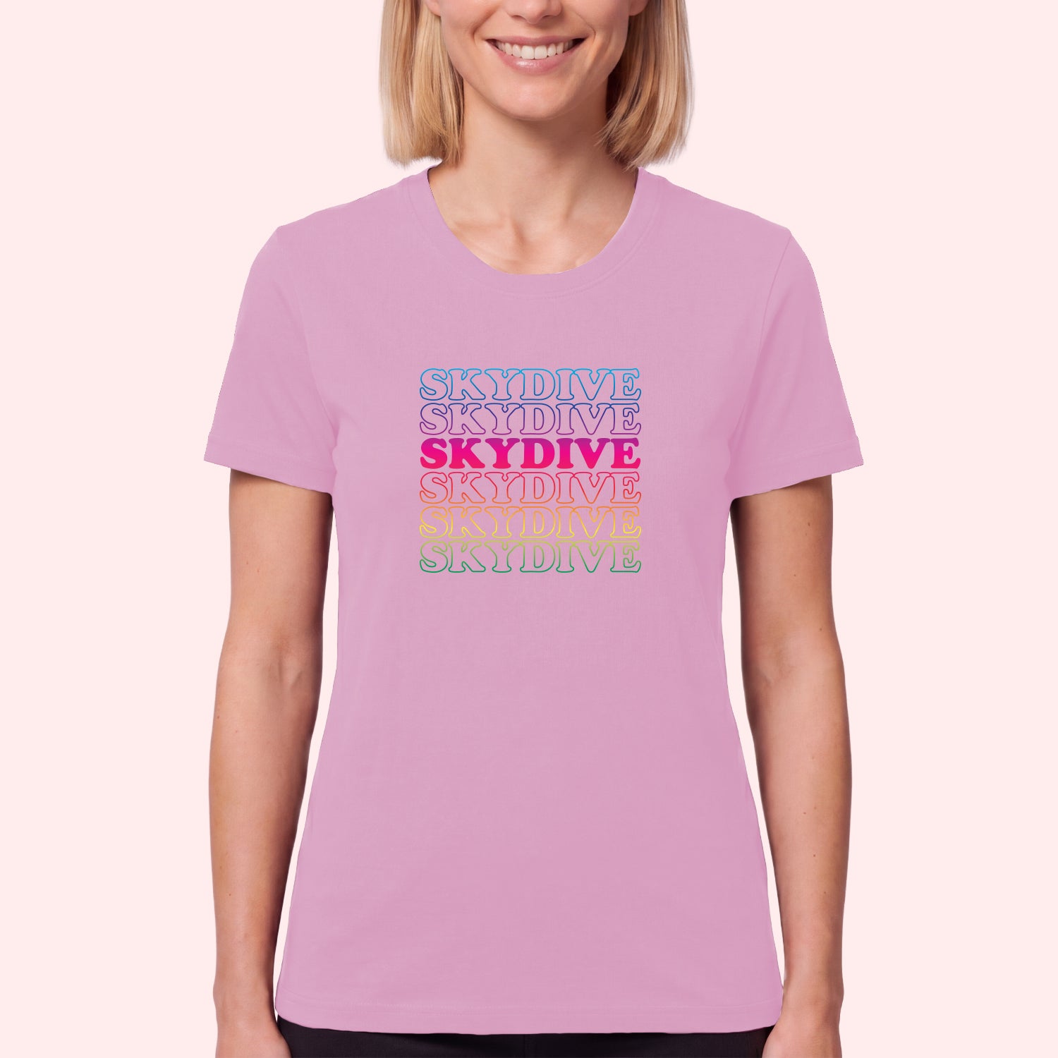 Retro Rainbow Skydiving T-Shirt