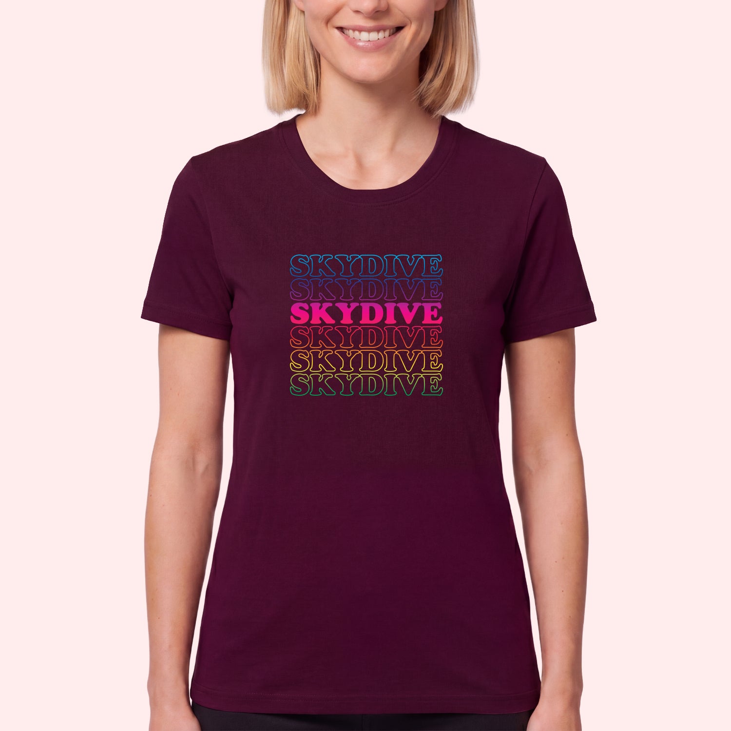 Retro Rainbow Skydiving T-Shirt