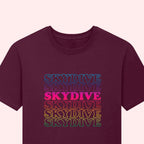 Retro Rainbow Skydiving T-Shirt
